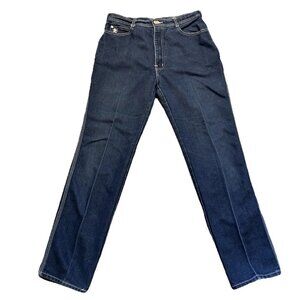 VTG Braxton Stretch Jeans Women’s Size 14 Blue Dark Washed‎ High Rise Retro 80’s